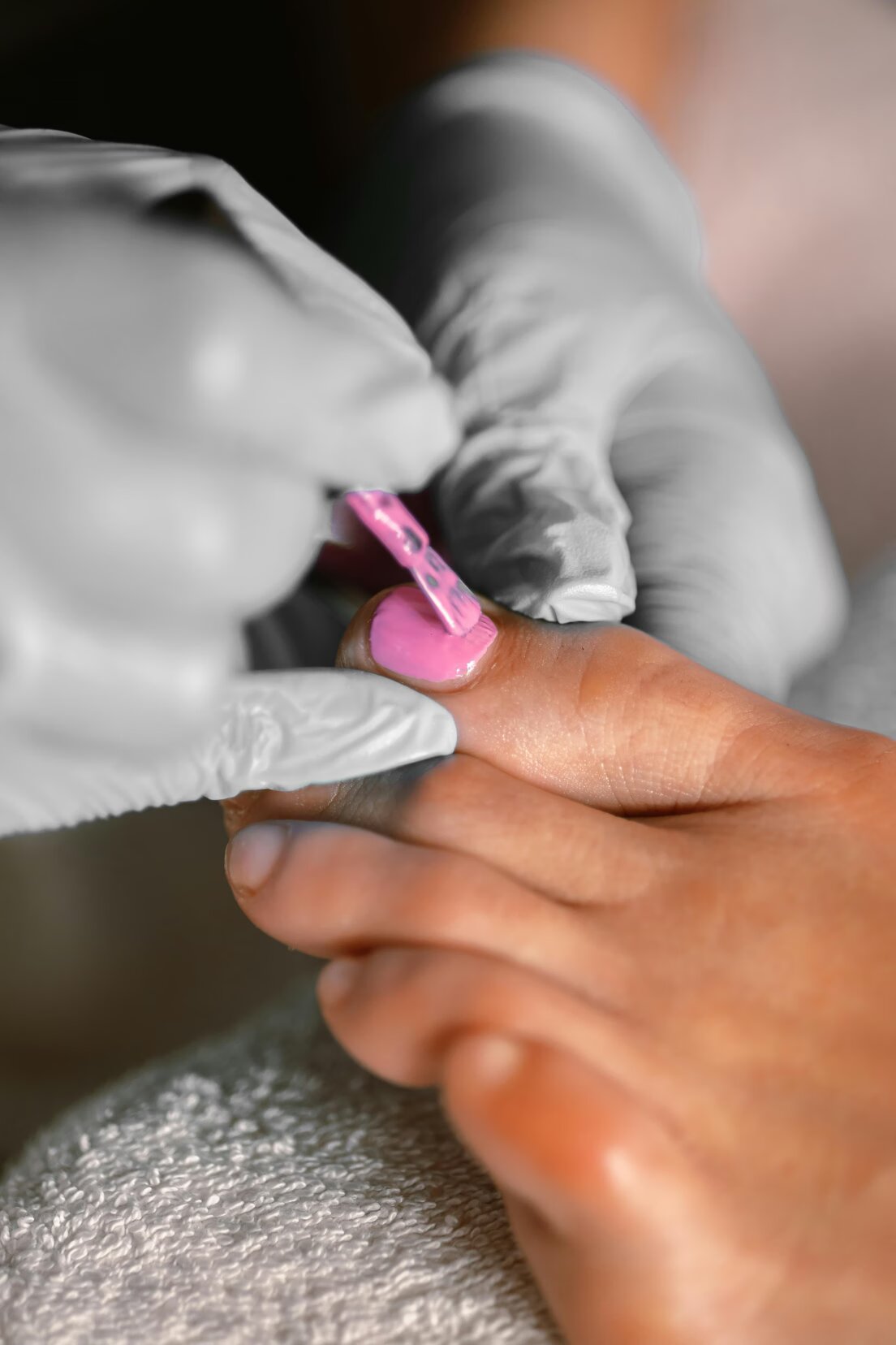 Pediküre Behandlung bei LaCuraNails Berlin